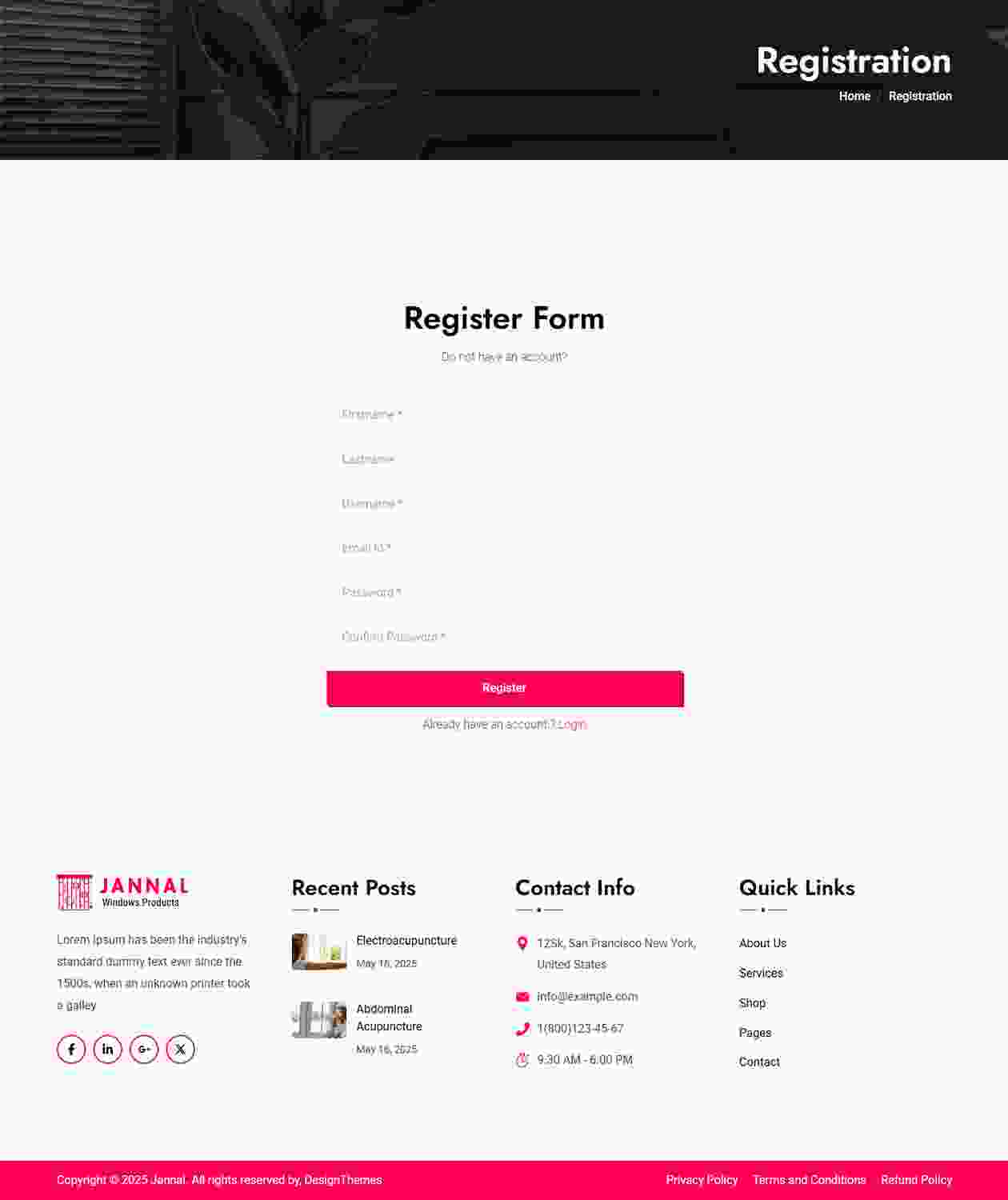 Registeration